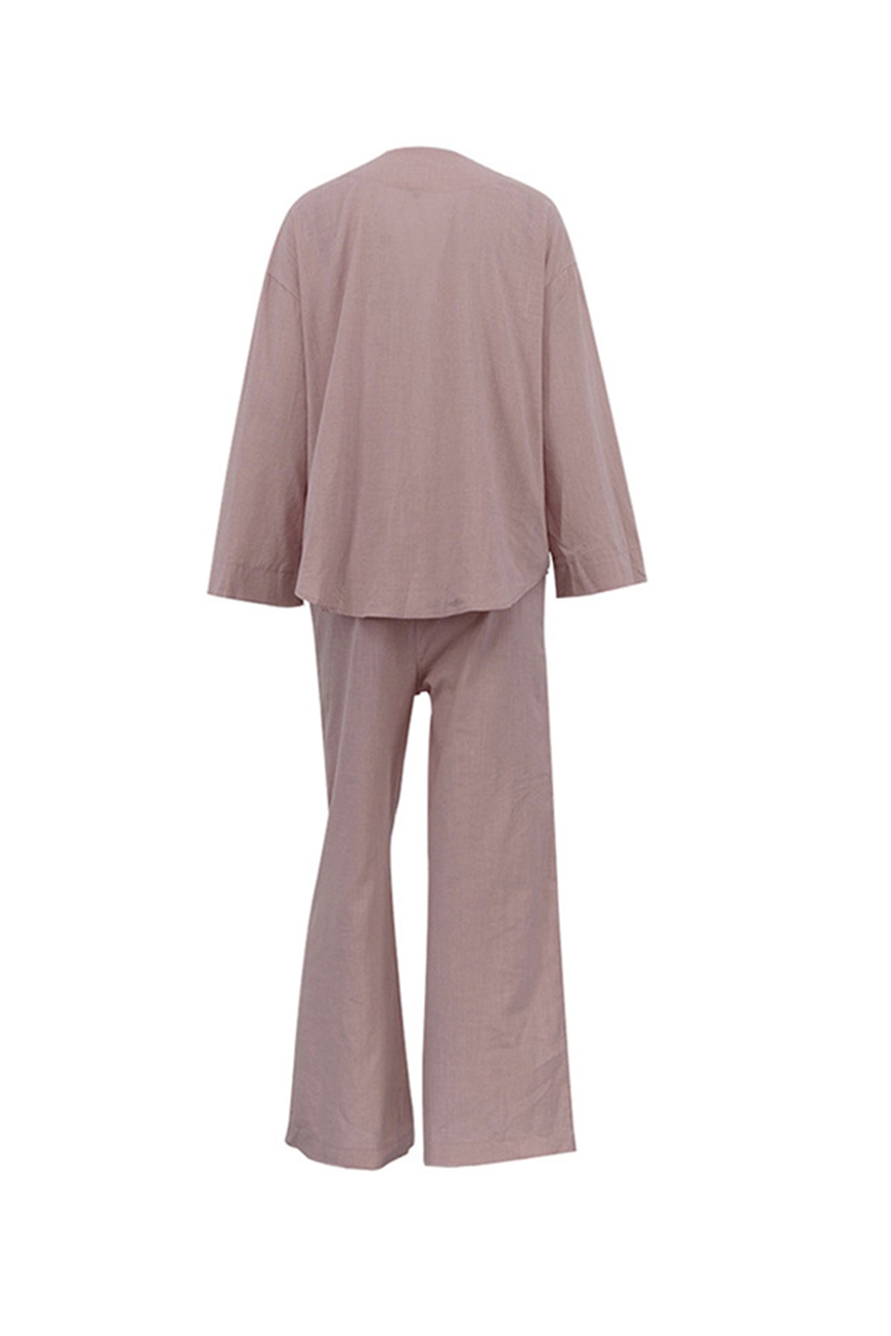 Barbara® | Long-sleeved shirt made of cotton with a lace-up front
