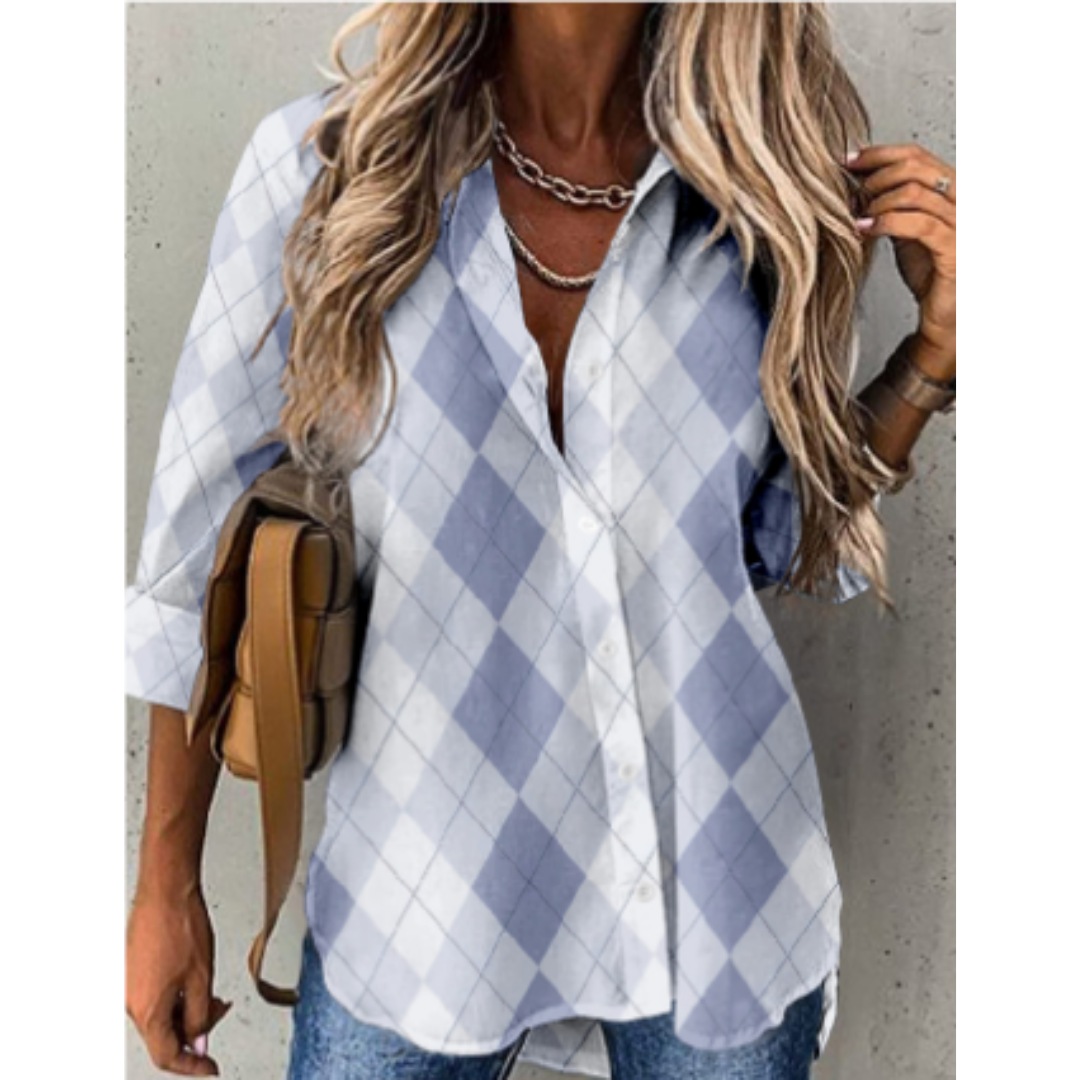 Britny® | Casual Checked Blouse