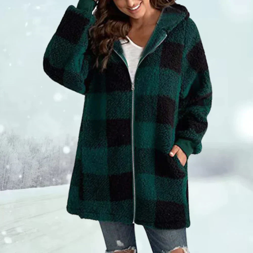 Dagmar® | Checked winter jacket
