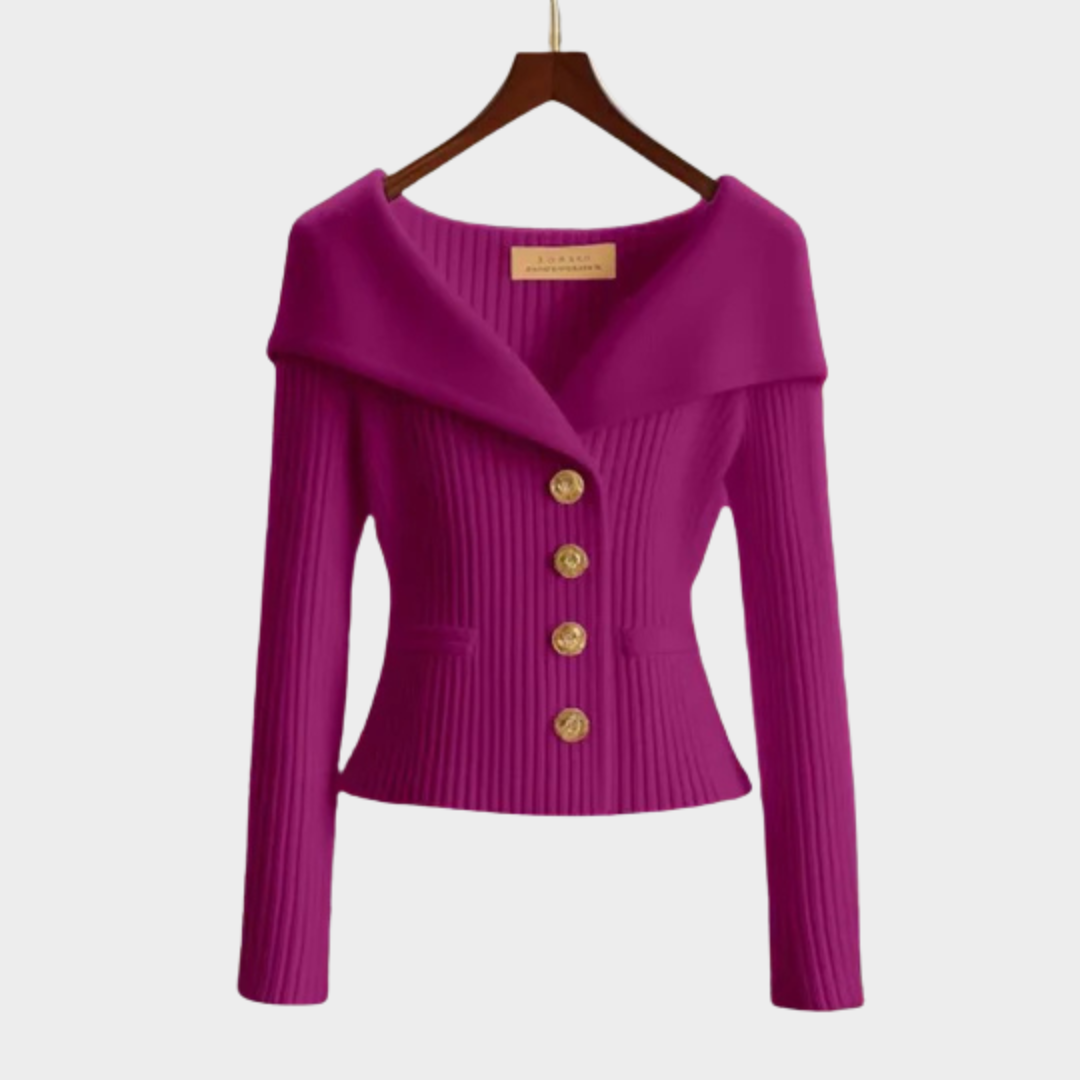 Ariadna | Veleda – Elegant women's cardigan with buttons