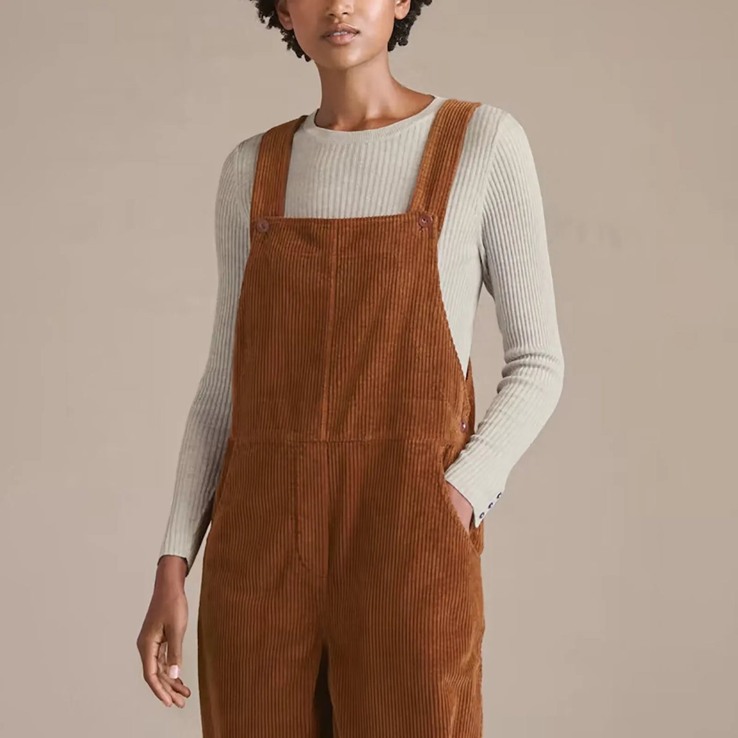 Angela® | Stylish Curdoroy Jumpsuit