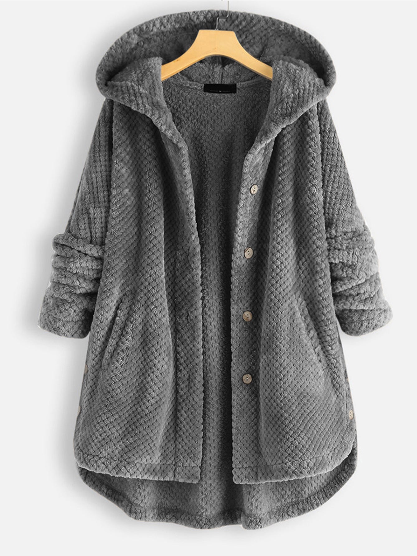 Elena | Women's button front hooded jacket