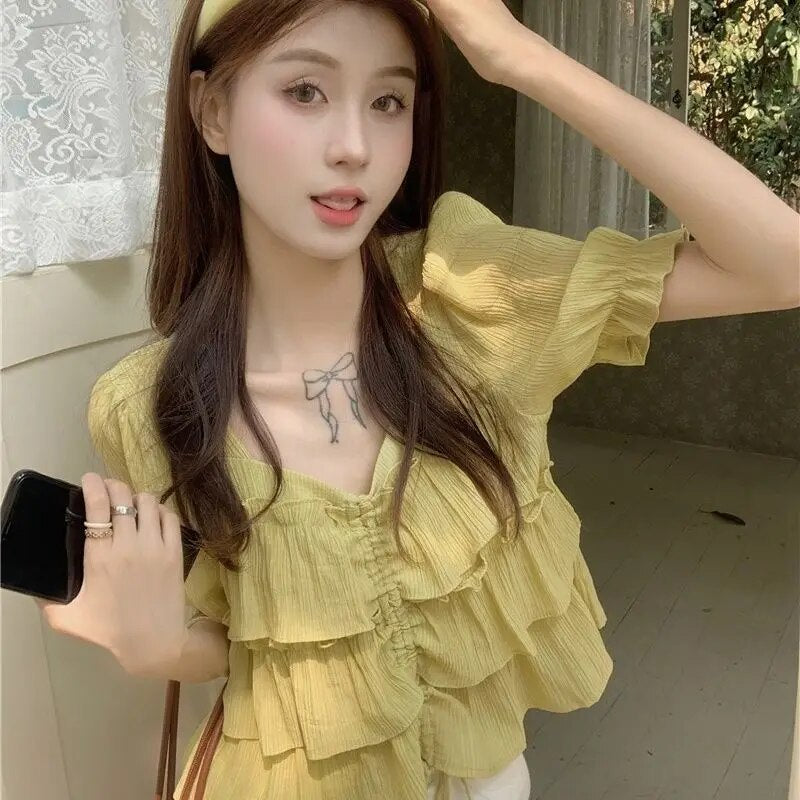 Brianna® | Elegant Overlay Blouse For Women