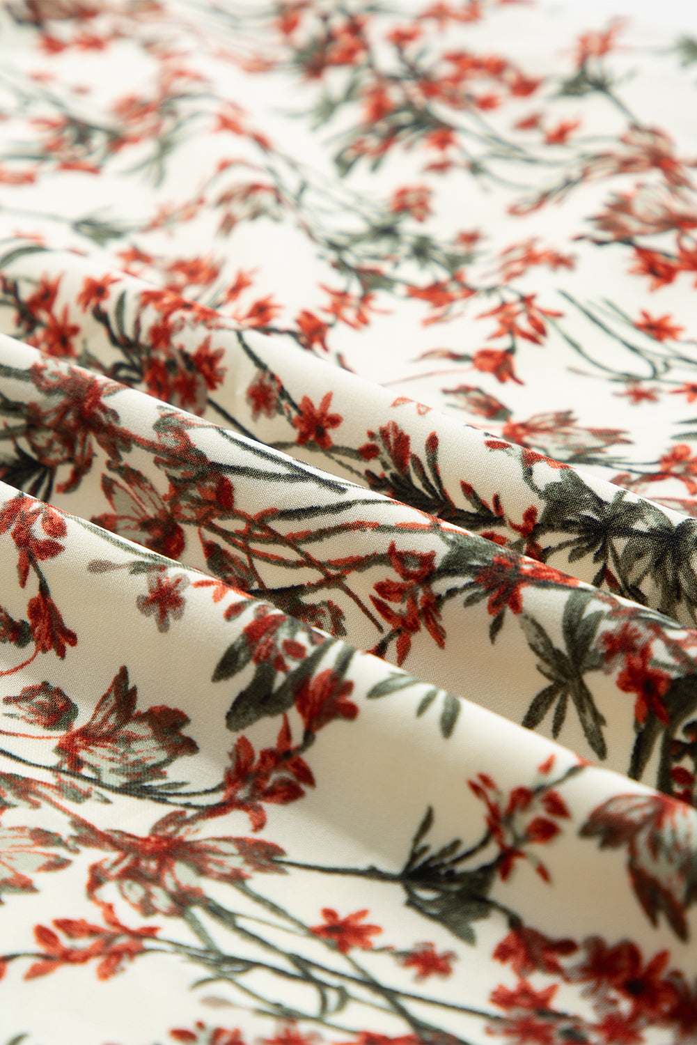 Alma® | Floral long sleeve dress with a crew neck