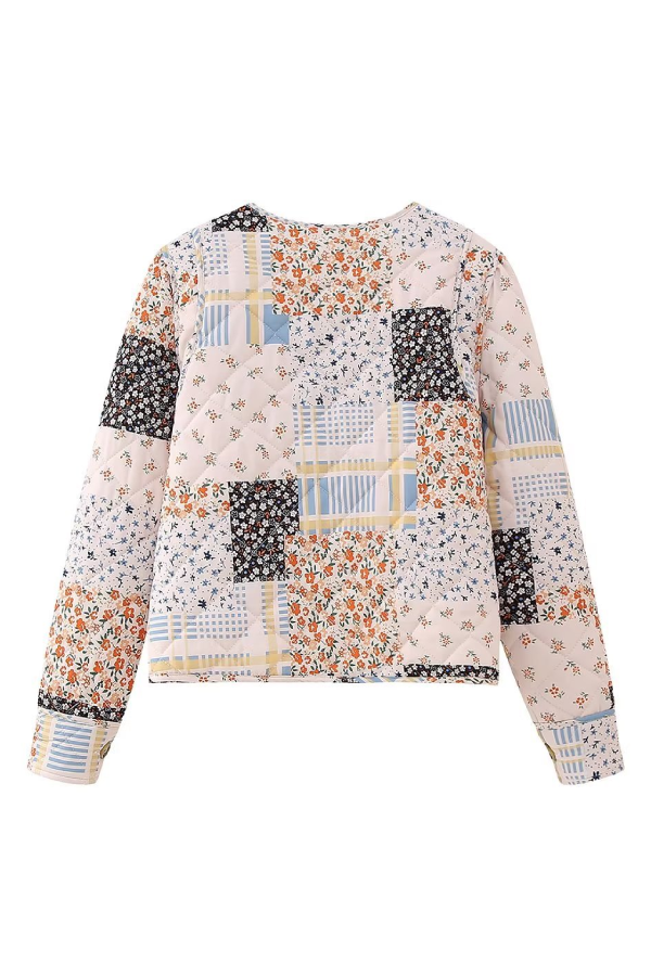 Camille® | Printed Cotton Jacket with Large Pockets