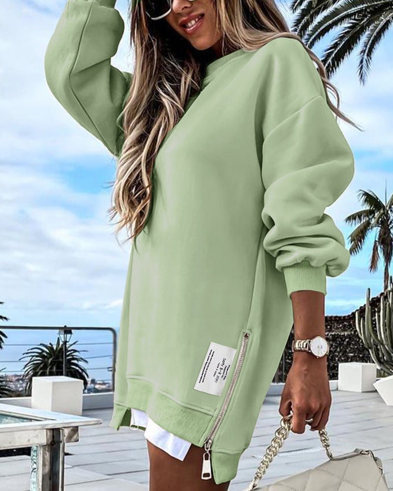Alicia | Short sweater in plain color