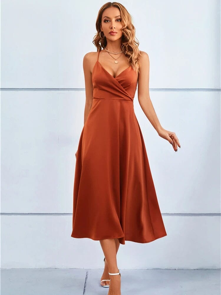 Antonella® | Dress Women's Strapless Silk Maxi Dress