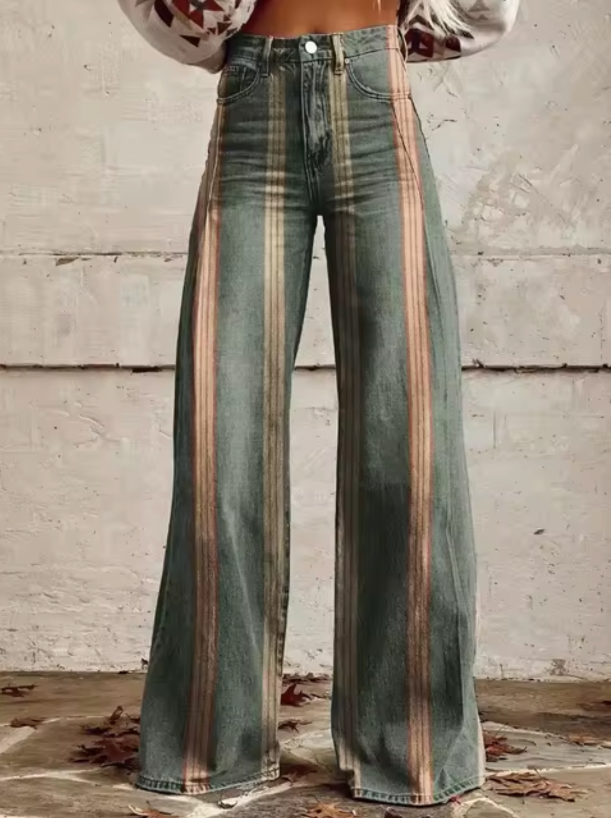 Clara® | Retro wide leg trousers