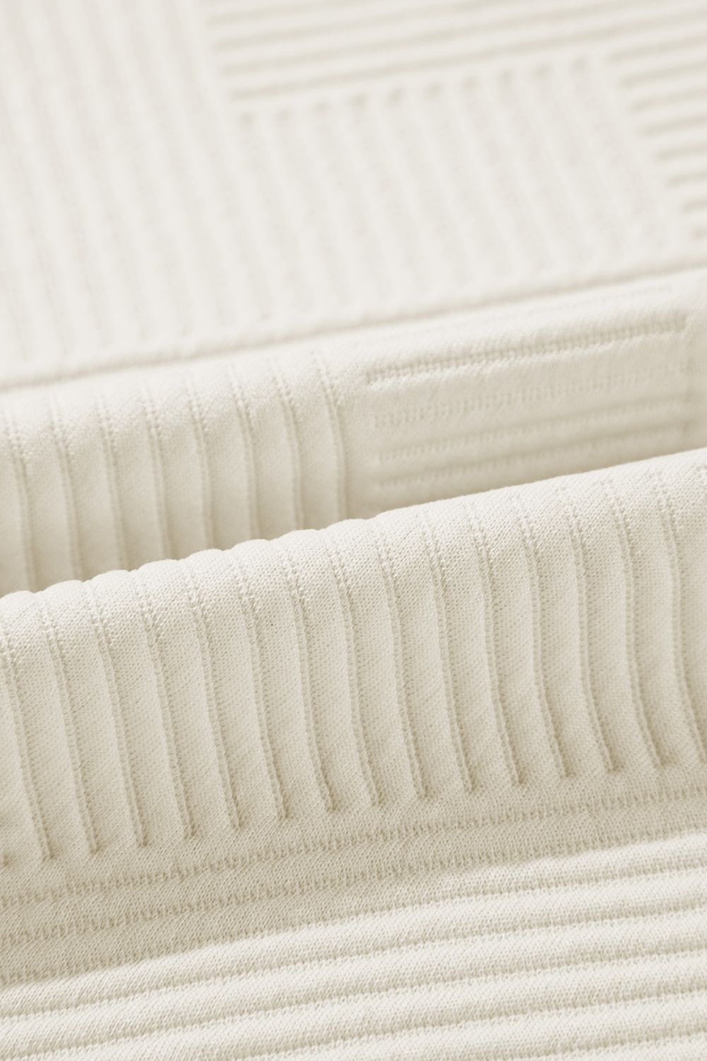 Azucena® | Long-sleeved sweatshirt with textured contrast