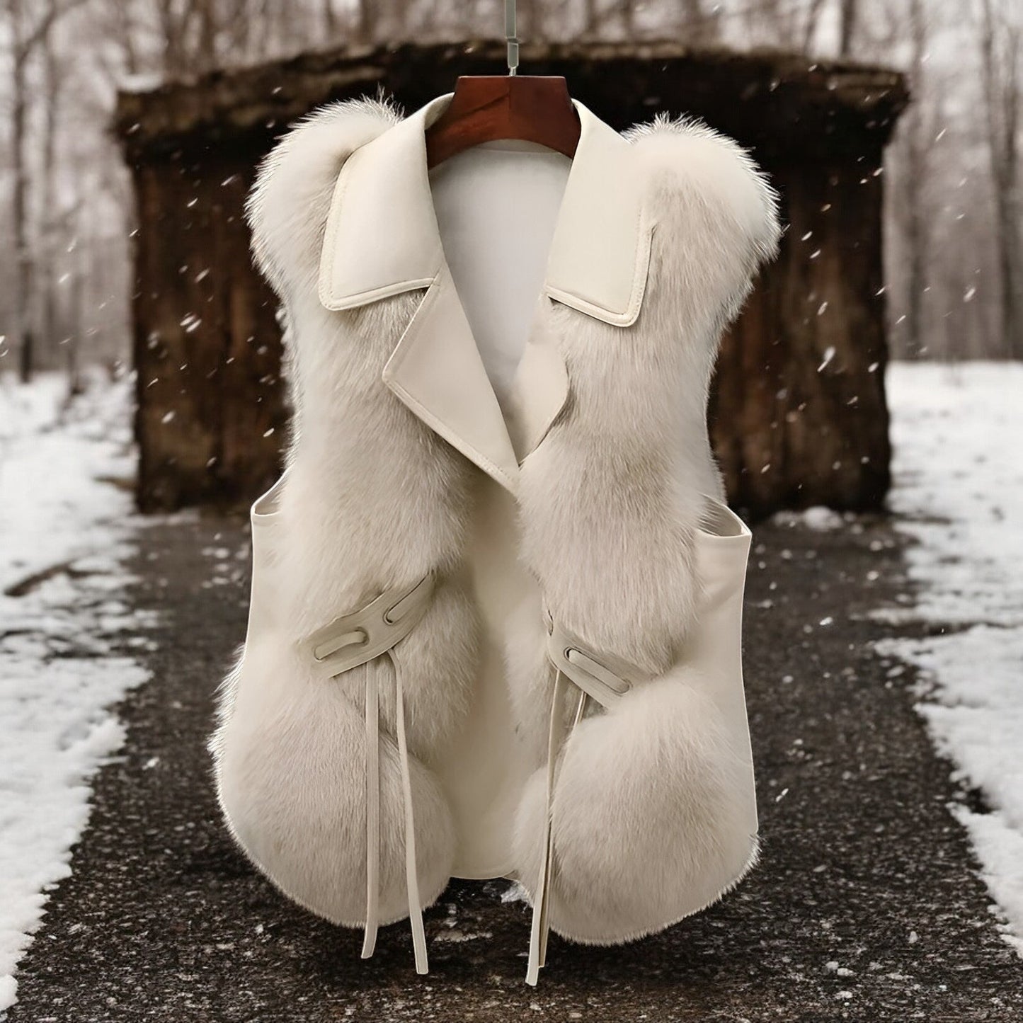 Cornelia® | Arctic fur vest