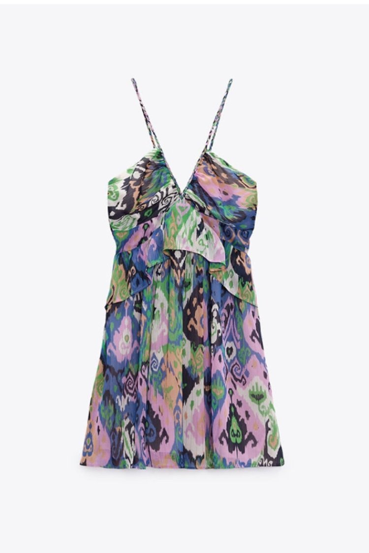 Andrea® | Mini dress with beryl print