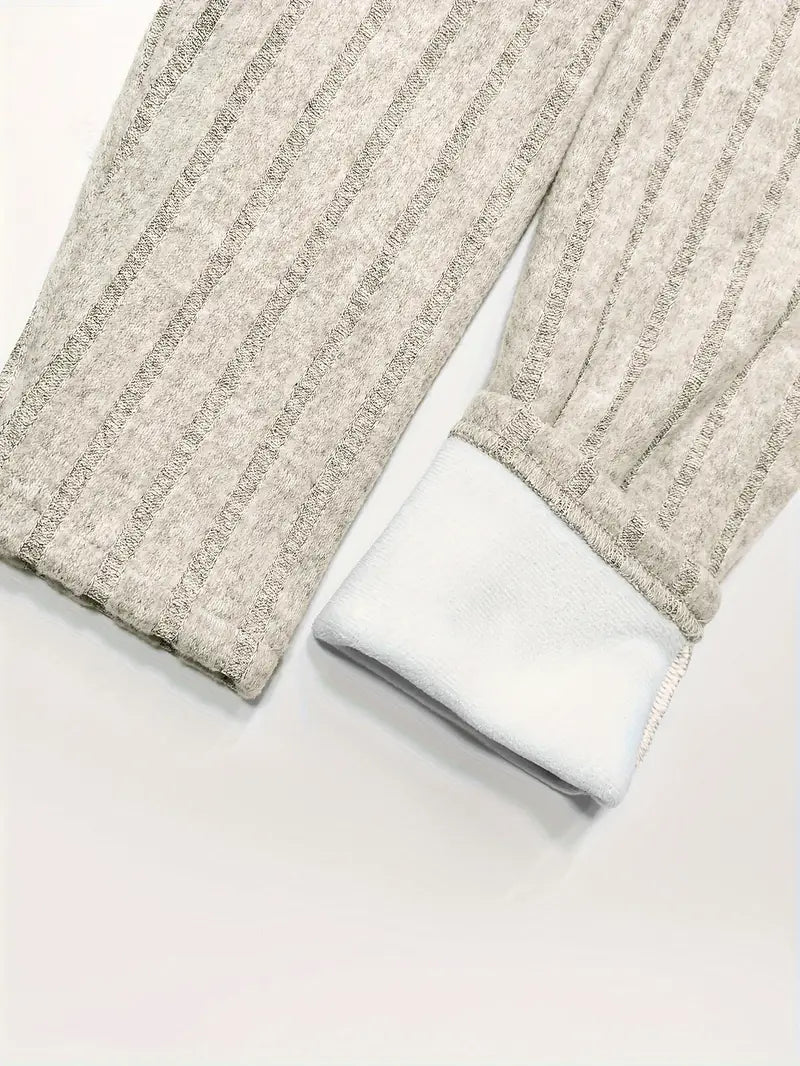 Costanza® | Fleece-Lined Knit Leggings