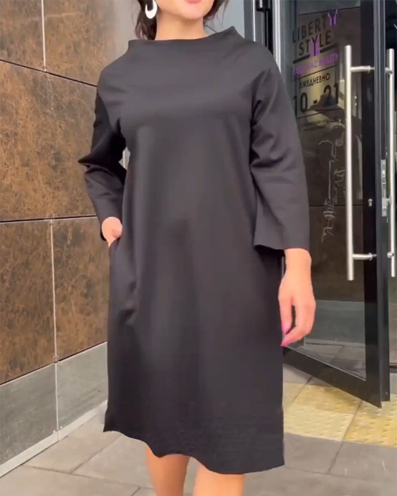 Bruna® | Loose, plain dress