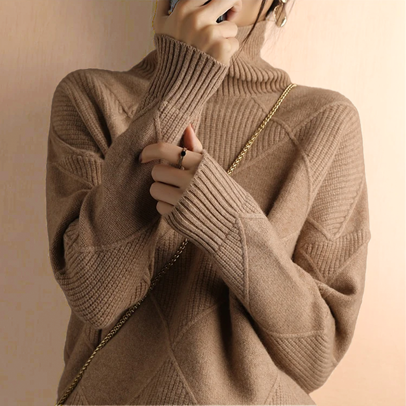 Christina® | Structured turtleneck sweater