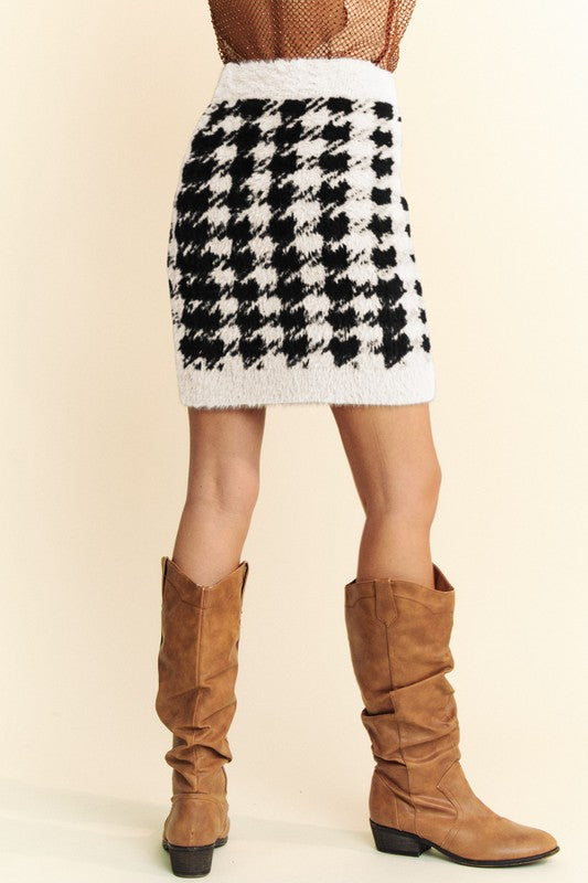 Beatrix® | Set consisting of a scoop neck top with wide straps and a sweater skirt