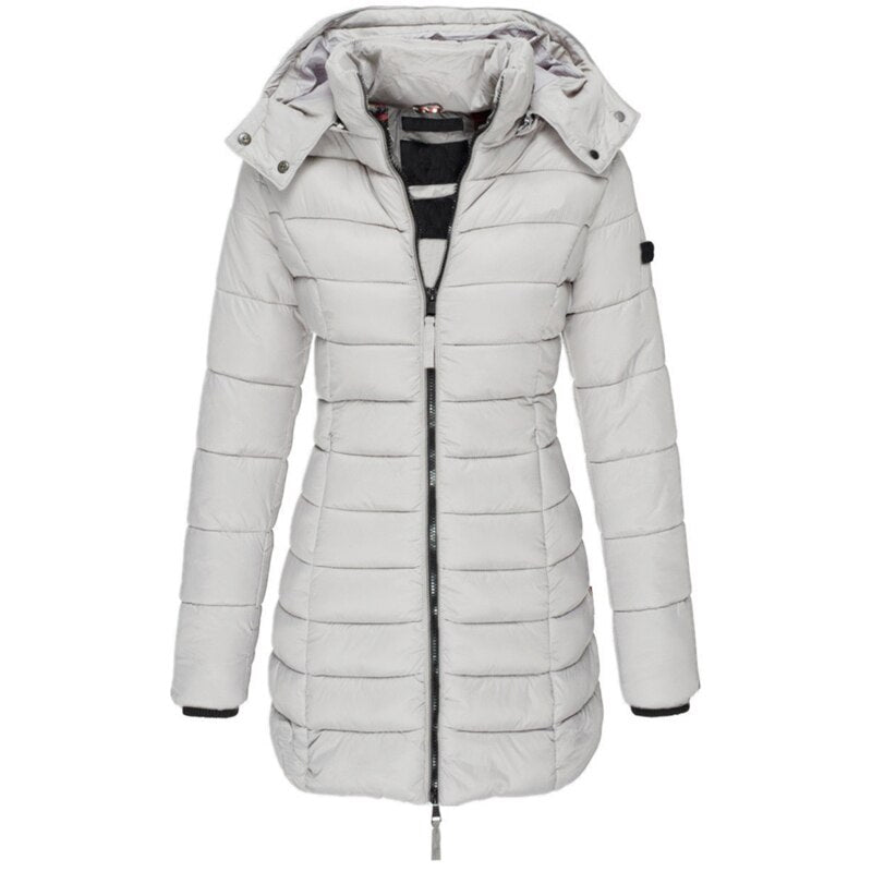 Bri® | The best and coziest hooded and zip down down jacket