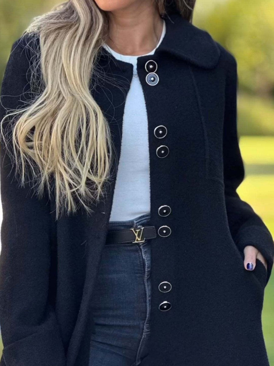 Harper | Women's Single-Breasted Knee Length Coat