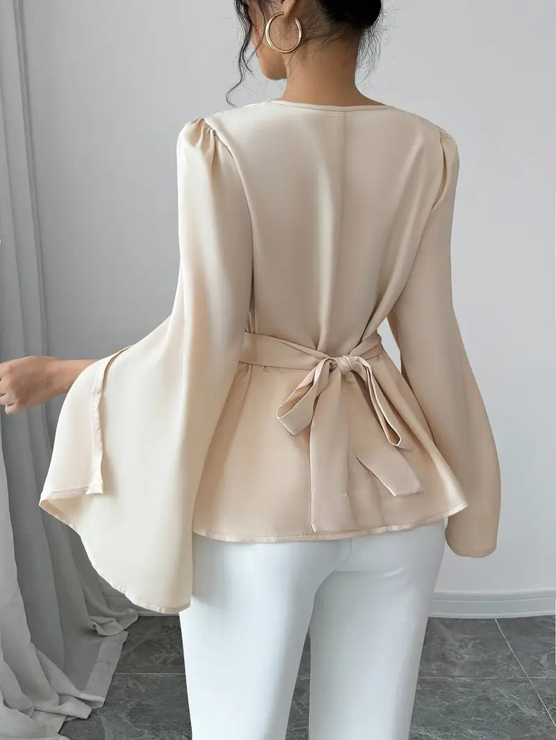 Elara® | Elegant Satin Blouse