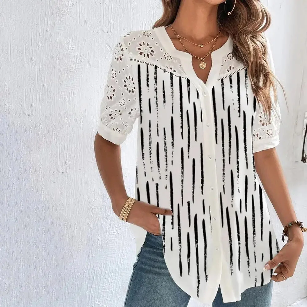 Delia® | Elegant Casual Blouse For Summer