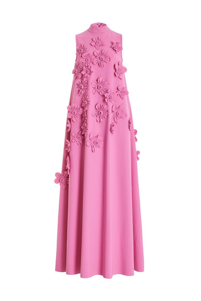 Brenda® | Sleeveless Maxi Dress With Floral Embellishment