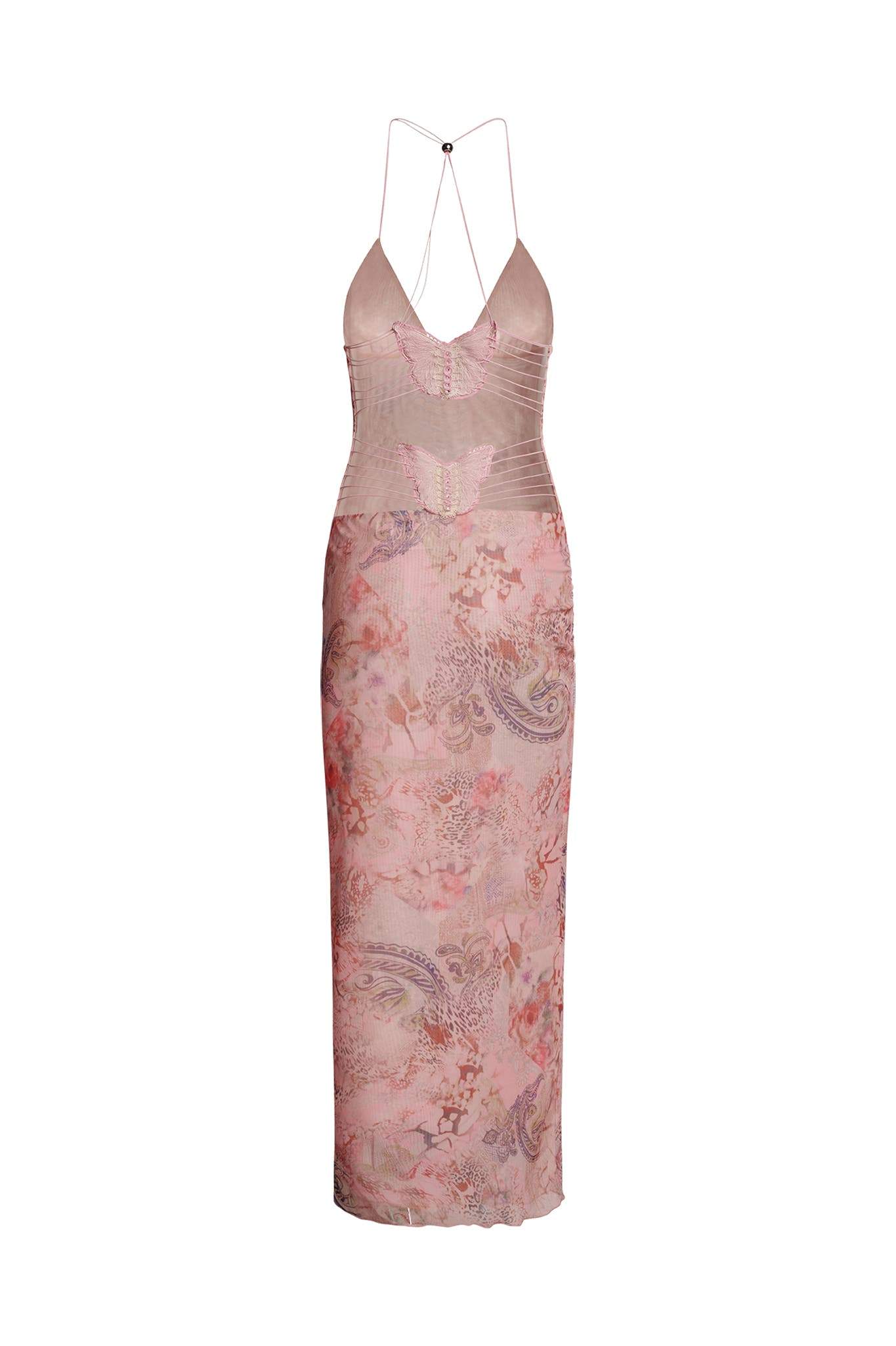 Brigida® | Printed butterfly maxi dress