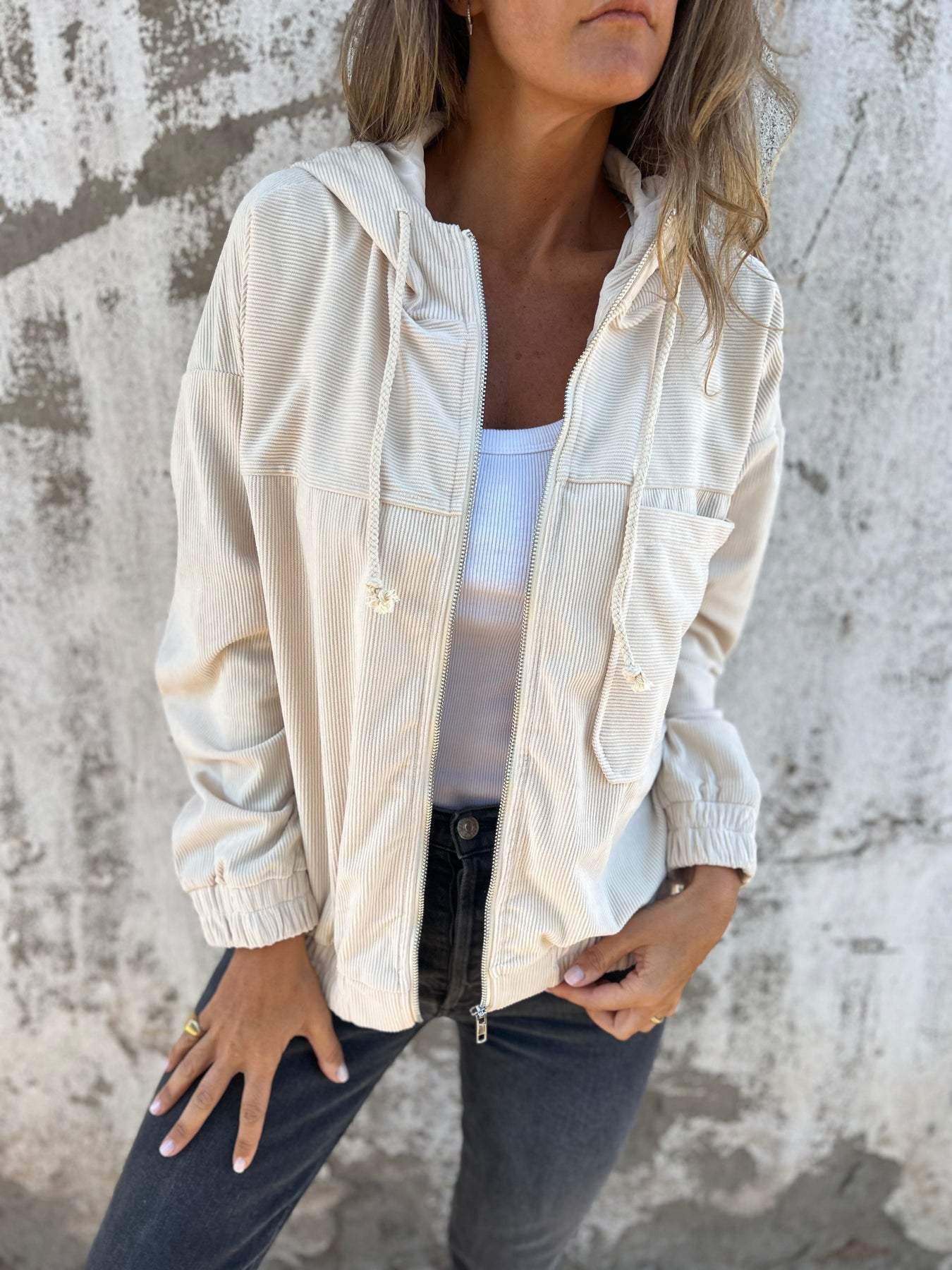 Belén® | Casual jacket with hood and zip
