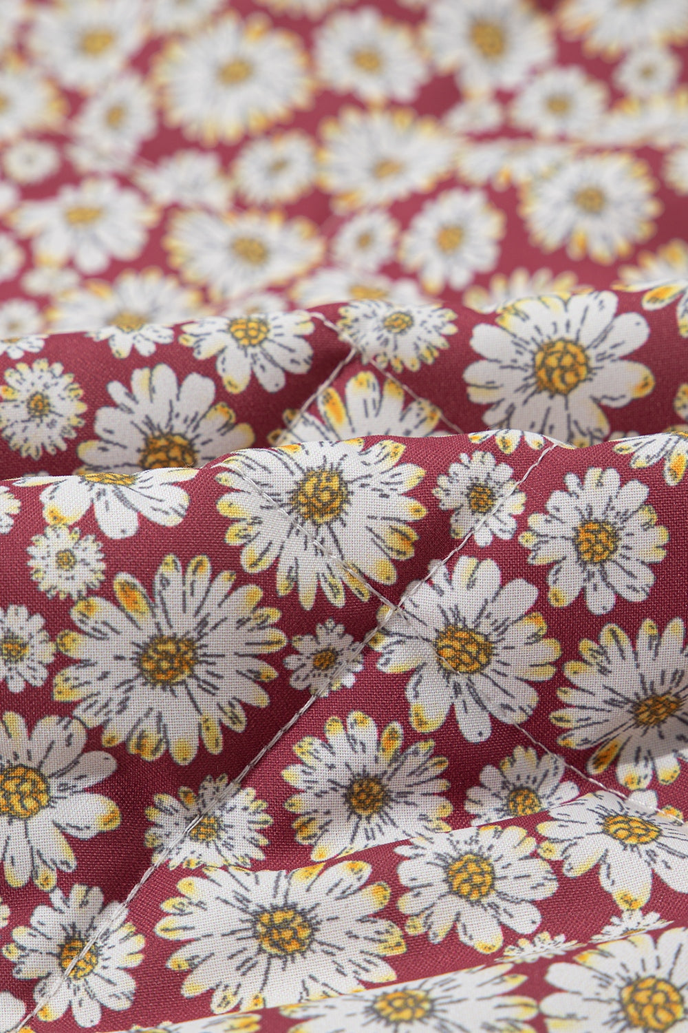 Clara® | Floral print long sleeve outerwear with snap fasteners