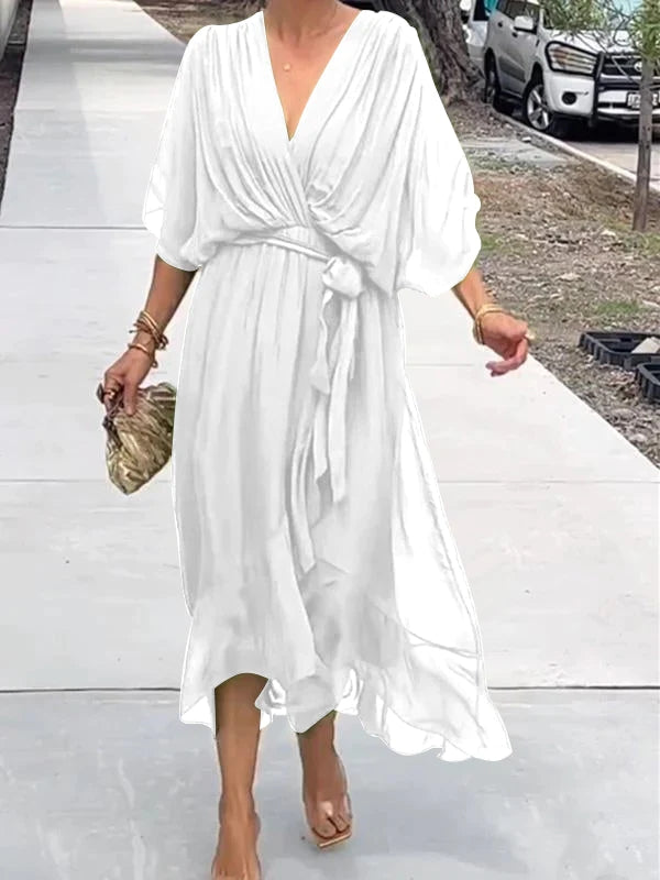 Beatrice® | Elegant Dress With V-Neckline
