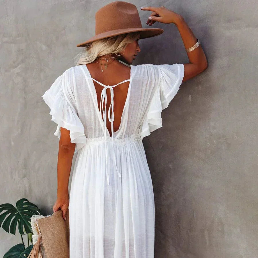 Alexandrine® | Maxi White Beach Dress