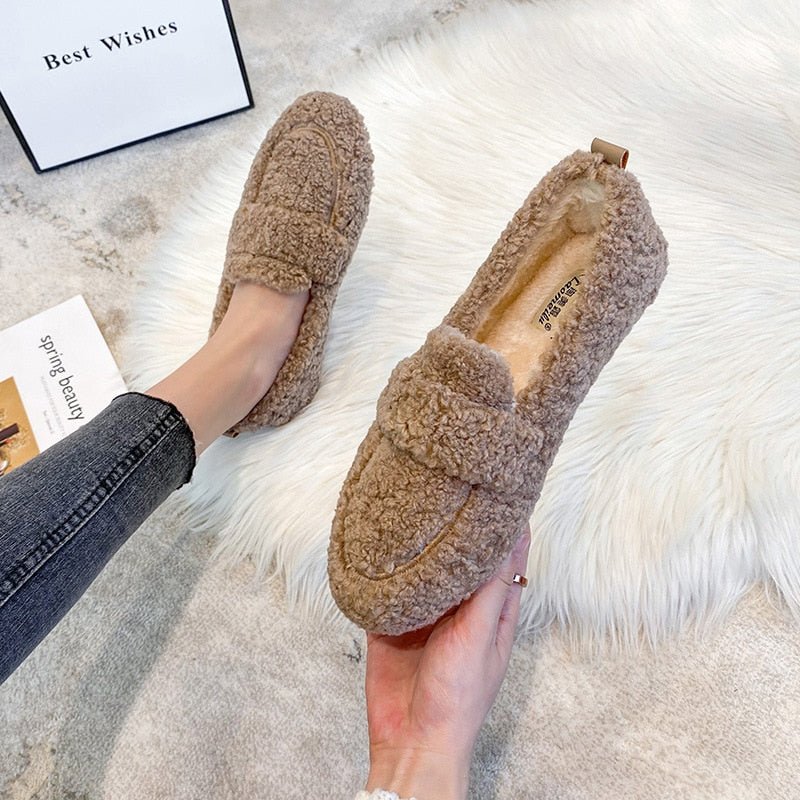 Begoña | Fluffy slippers with soft soles