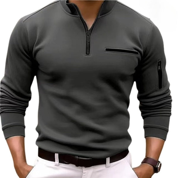 Louie | Modern Zip-Up Pullover for Comfort and Style