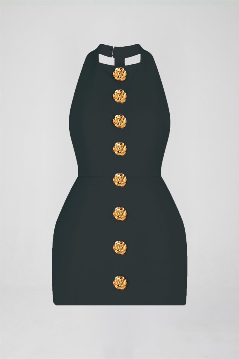 Catalina® | Backless Halterneck Mini Dress Rebecca