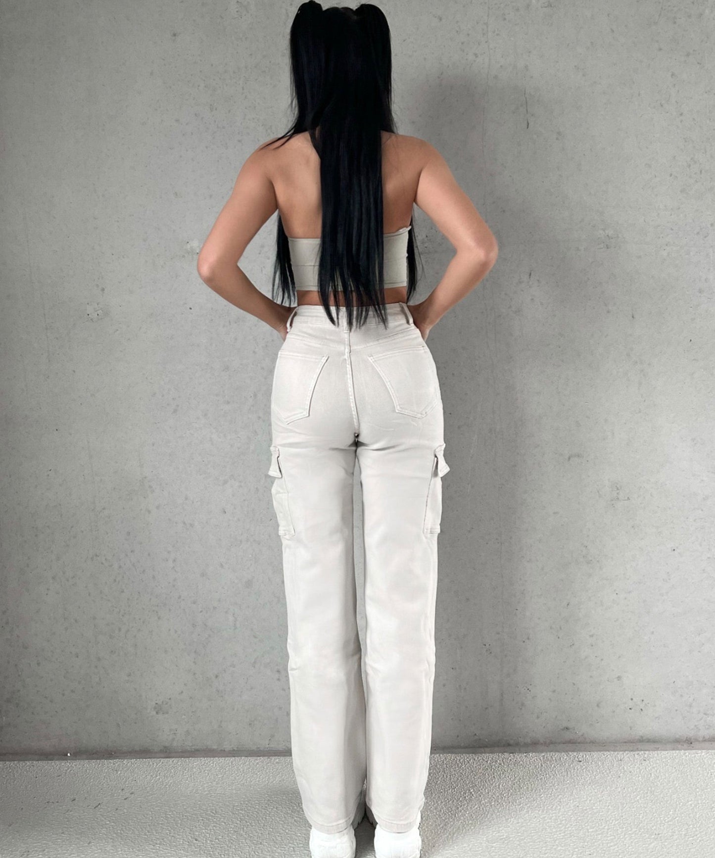 Birgitta® | Cargo Pant Eva Creme