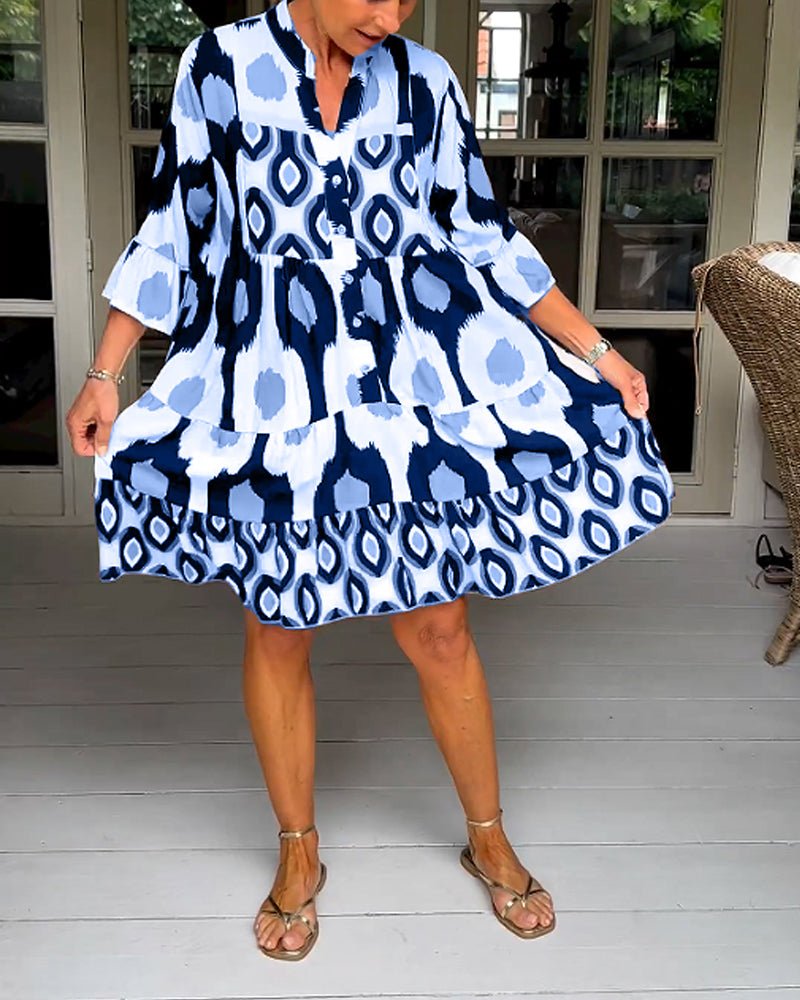 Cristina® | Vintage Dress With Print