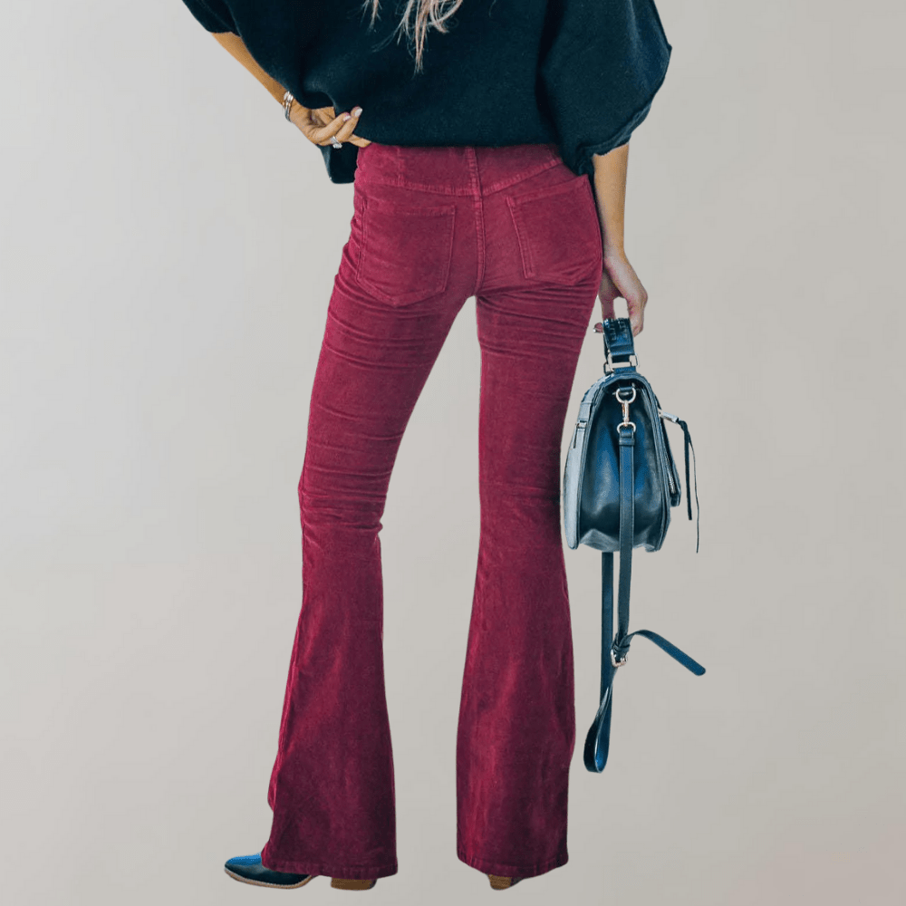 Azucena® | Flared Trousers With High Trousers