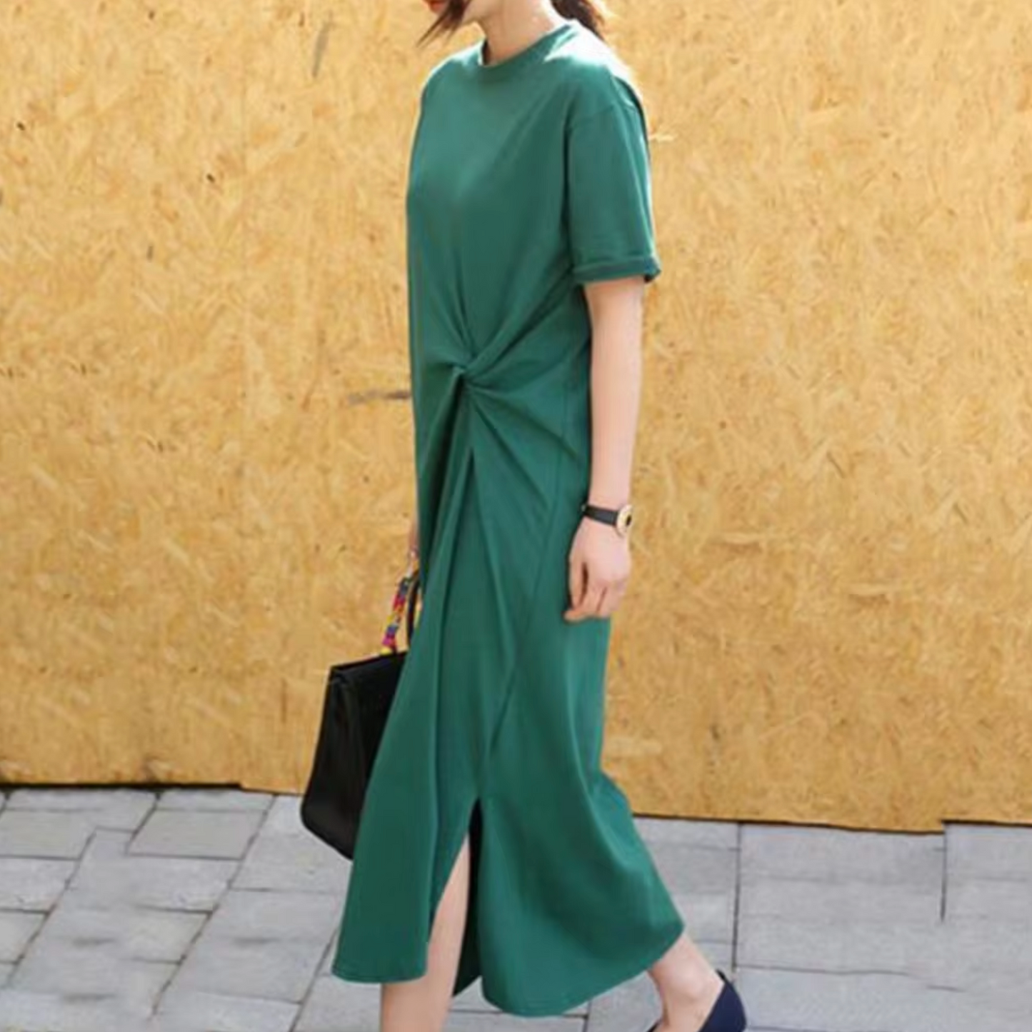 Chloe® | Midi dress with knot detail