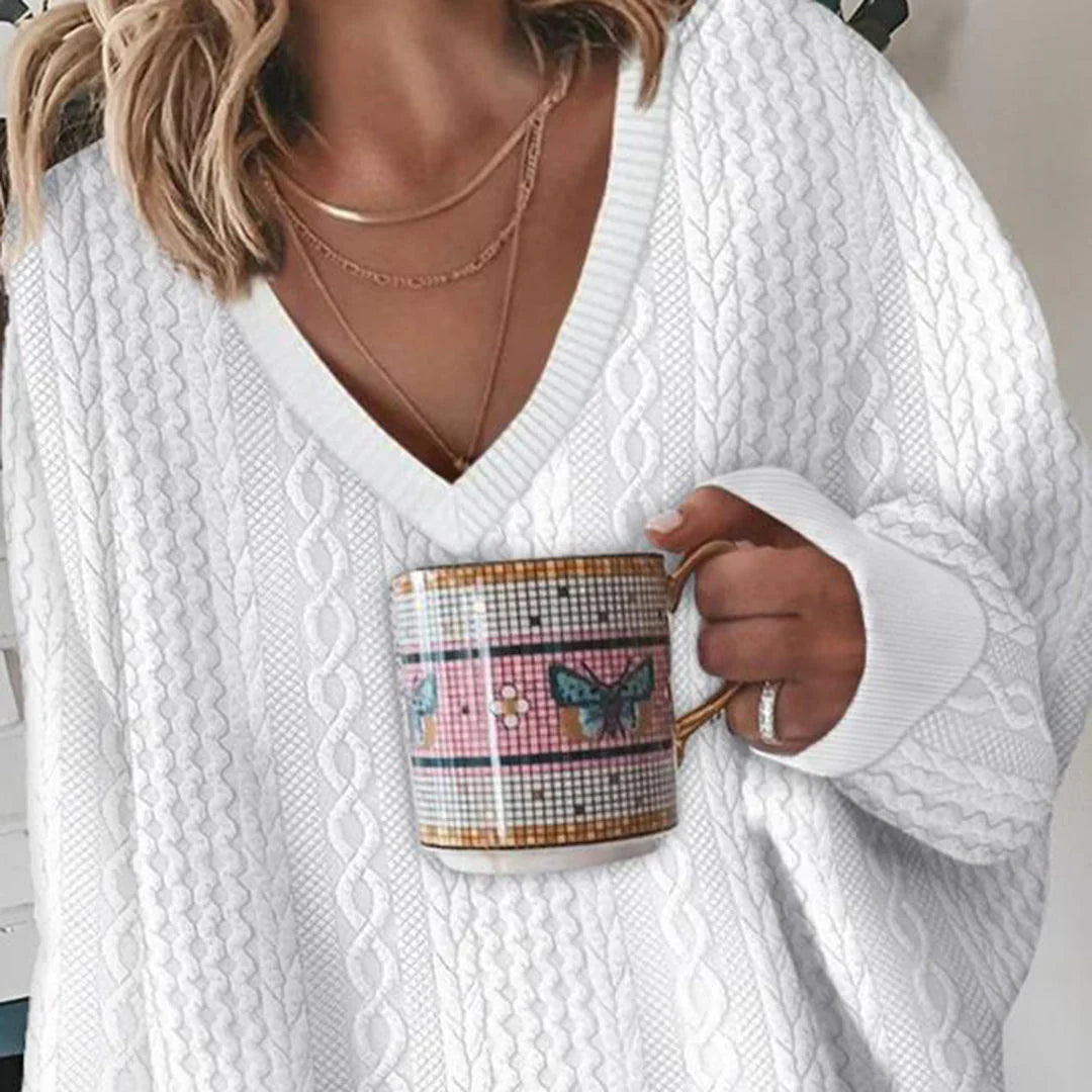 Claudia® | Elegant warm knitted sweater for women