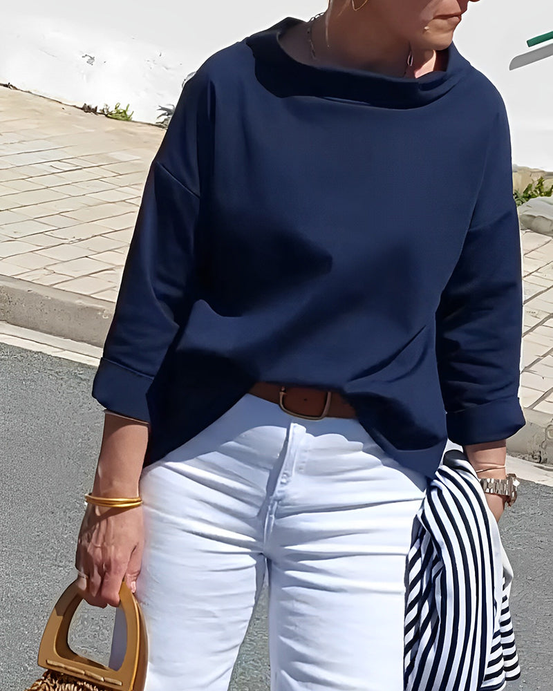 Angelines | Round neck top for women