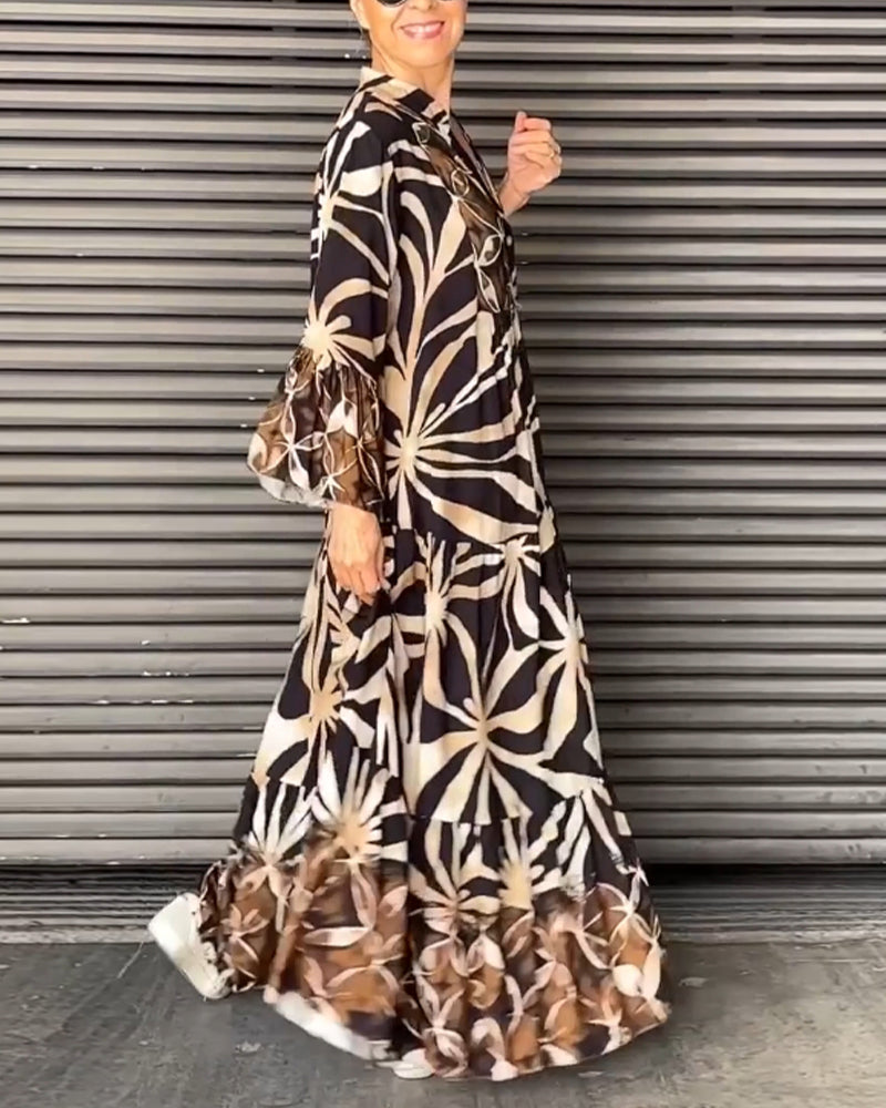 Blanca® | Loose, printed holiday dress