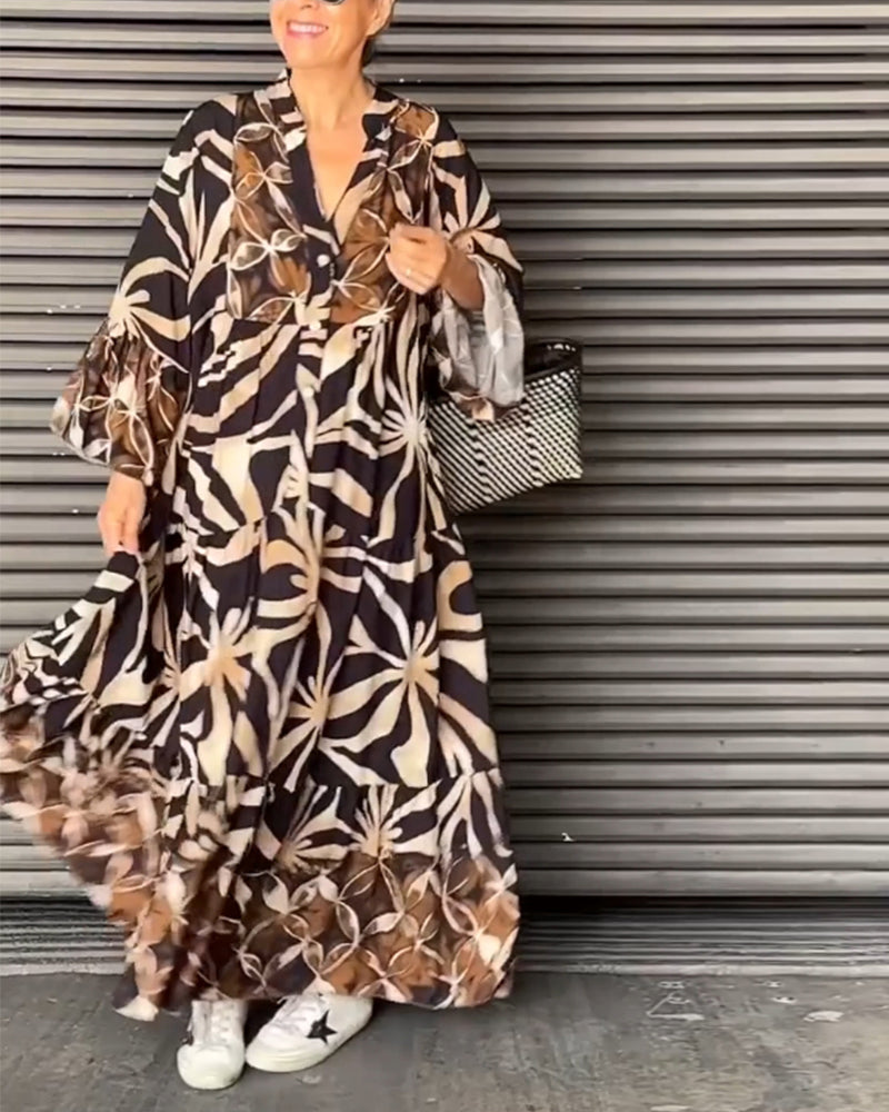 Blanca® | Loose, printed holiday dress