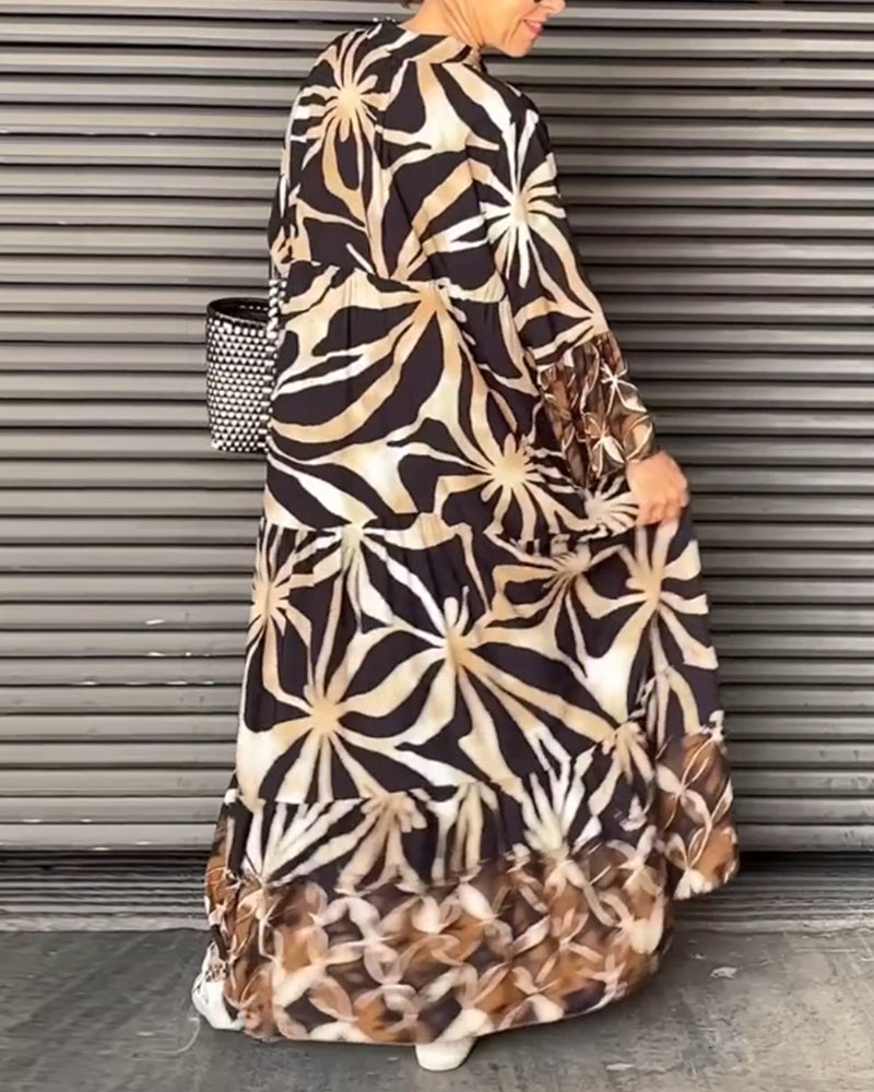 Blanca® | Loose, printed holiday dress