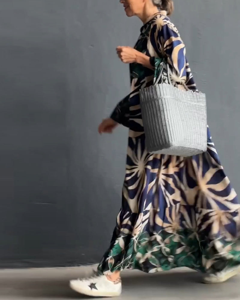 Blanca® | Loose, printed holiday dress