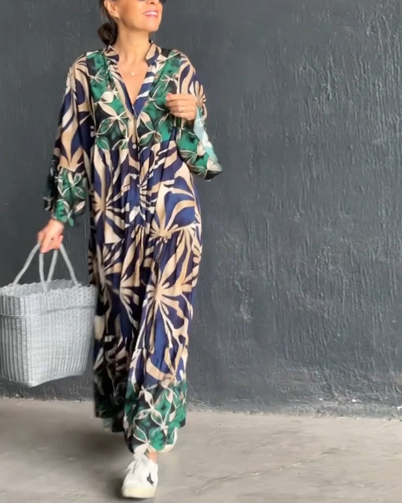 Blanca® | Loose, printed holiday dress
