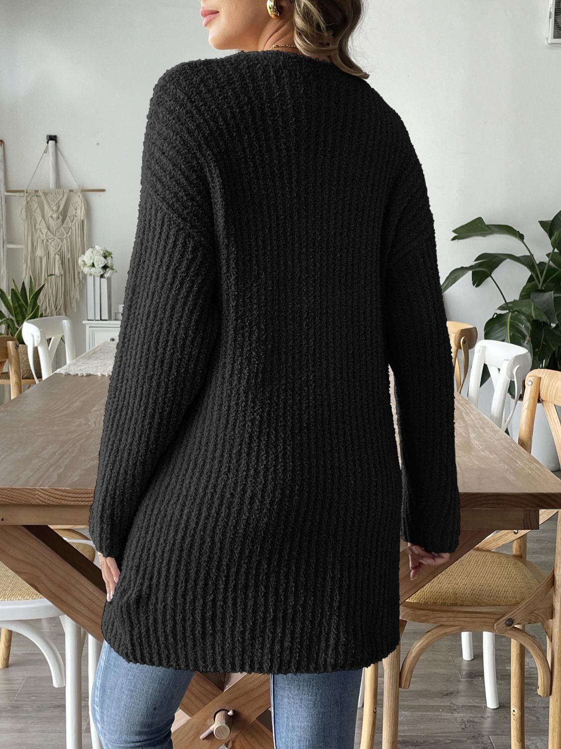 Elisa® | Long sleeve open front cardigan