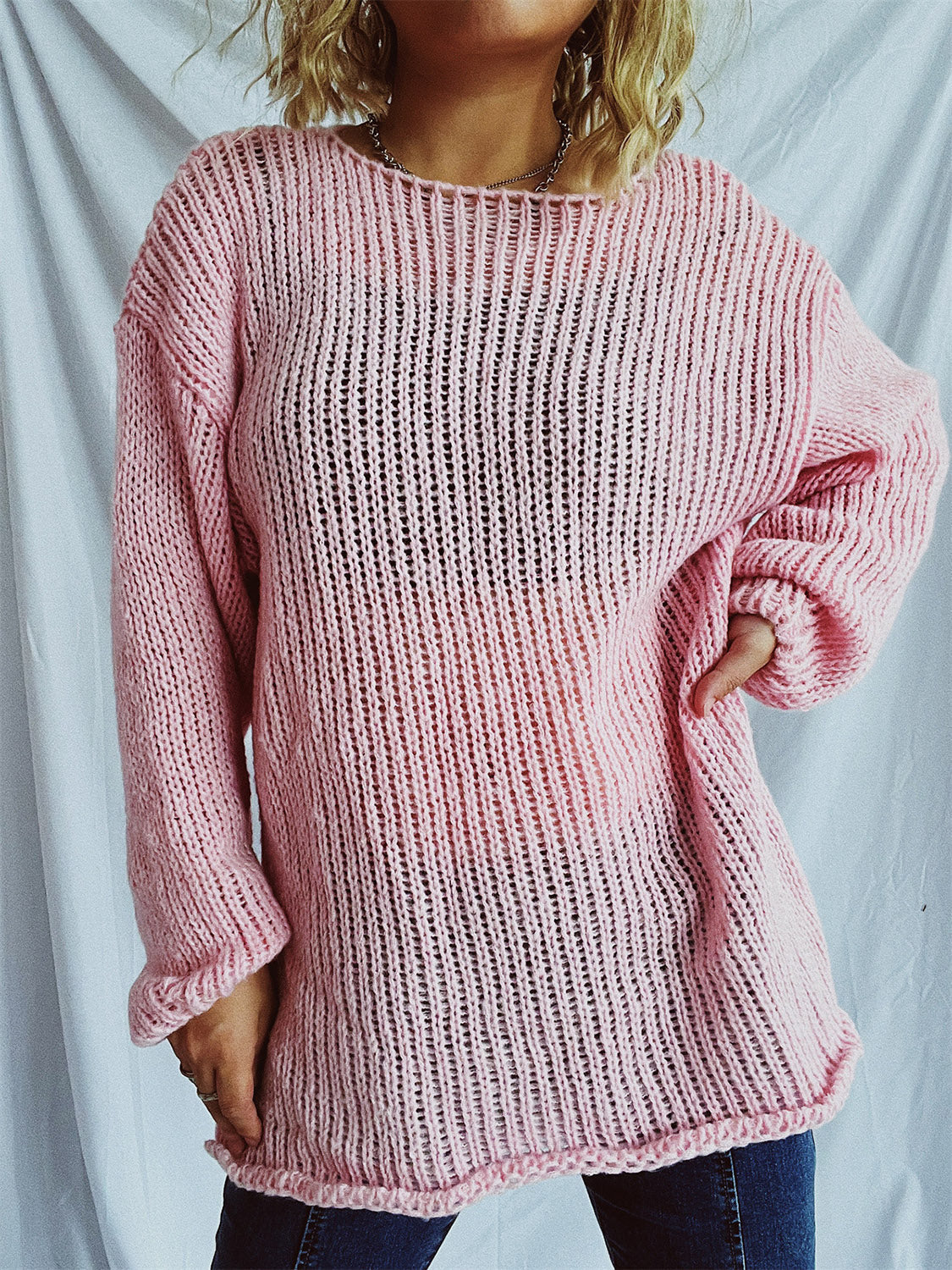 Bernadette® | Sweater with a boat neckline and dropped shoulders