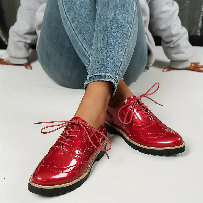 Alejandra® | Shiny leather shoes