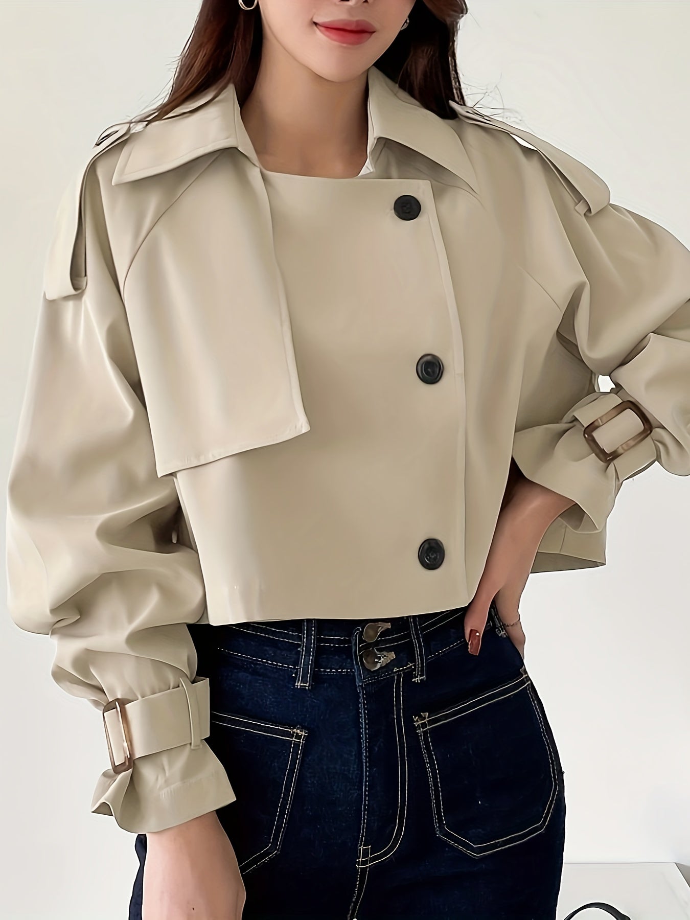 Bernadette® | Elegant double-breasted trench coat for women