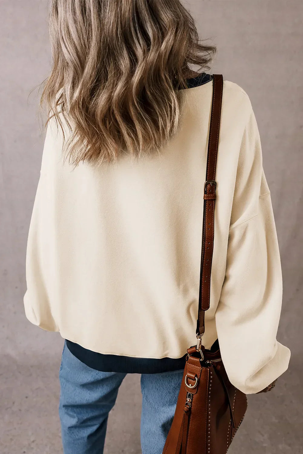 Claudia® | Long-sleeved sweatshirt with sequin hat print
