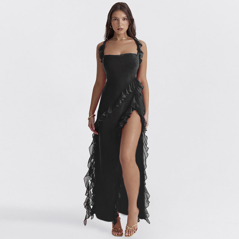 Alaia® | Asymmetrical Summer Wedding Guest Dress with Straps and Boleros for Women 2024