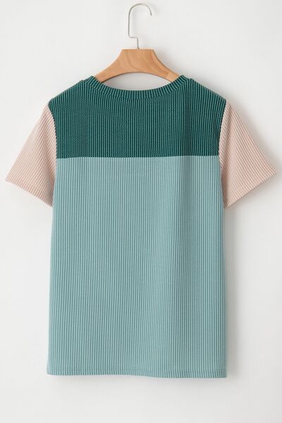 Carolina® | Color block crew neck short sleeve t-shirt
